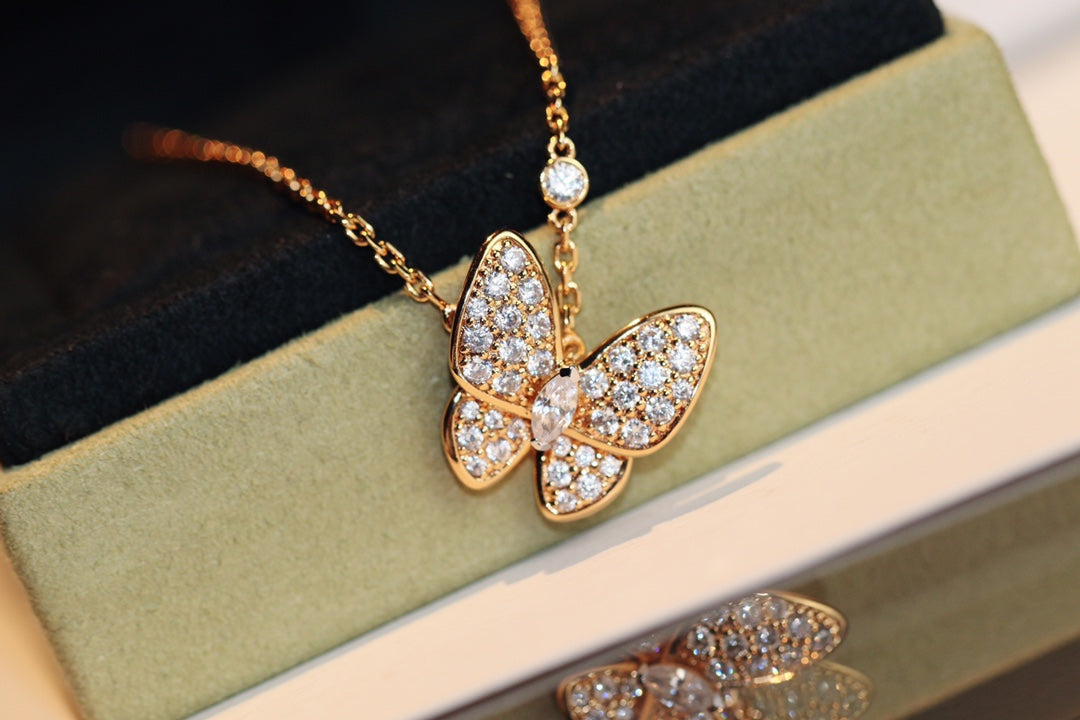 [Echo ]BUTTERFLY DIAMOND NECKLACE