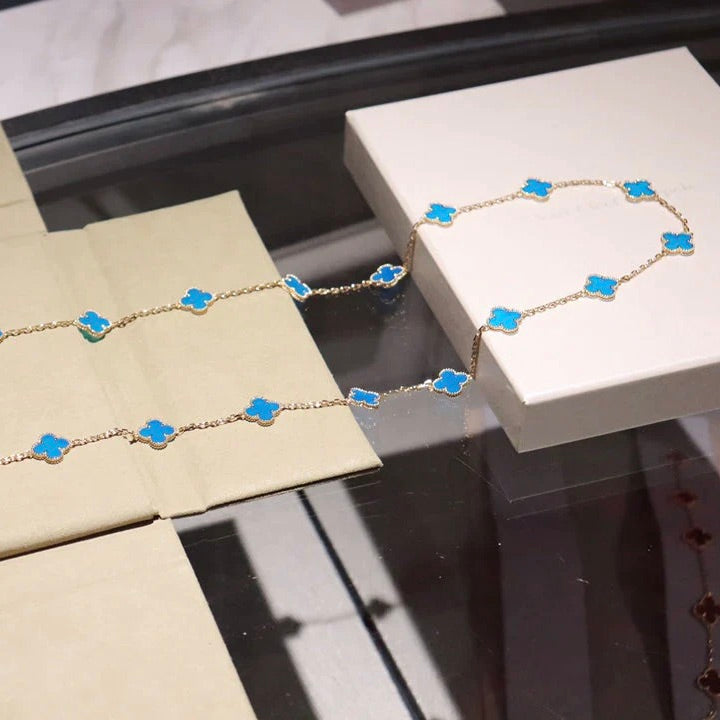 [Echo ]CLOVER 20 MOTIFS TURQUOISE GOLD