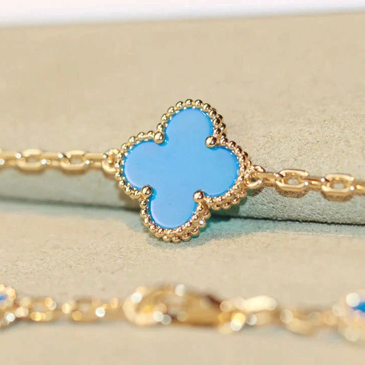 [Echo ]CLOVER 20 MOTIFS TURQUOISE GOLD