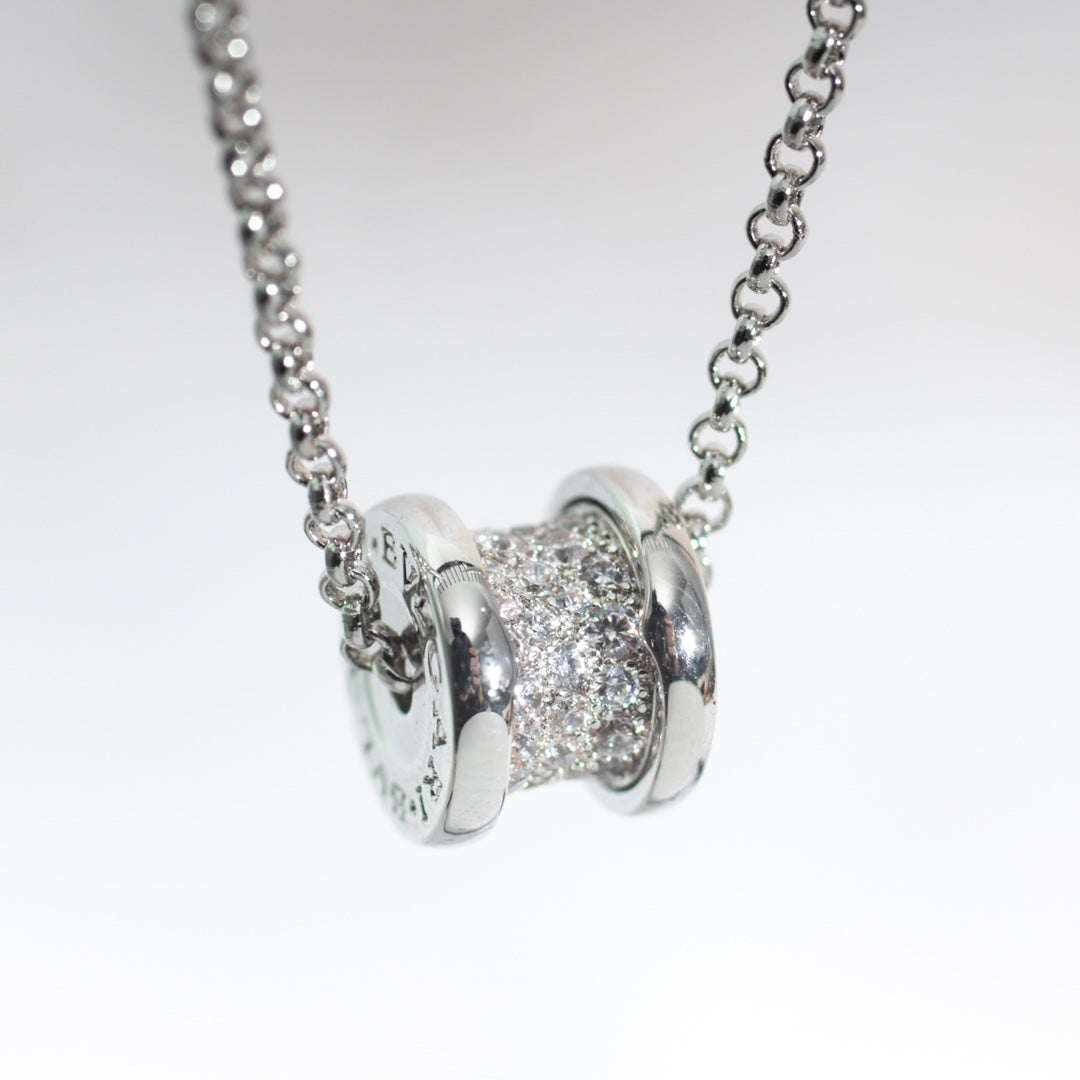 [Echo] ZERO 1 SILBERNE DIAMANT-HALSKETTE