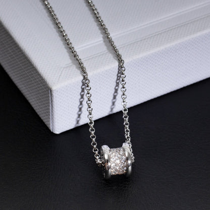 [Echo] ZERO 1 SILBERNE DIAMANT-HALSKETTE
