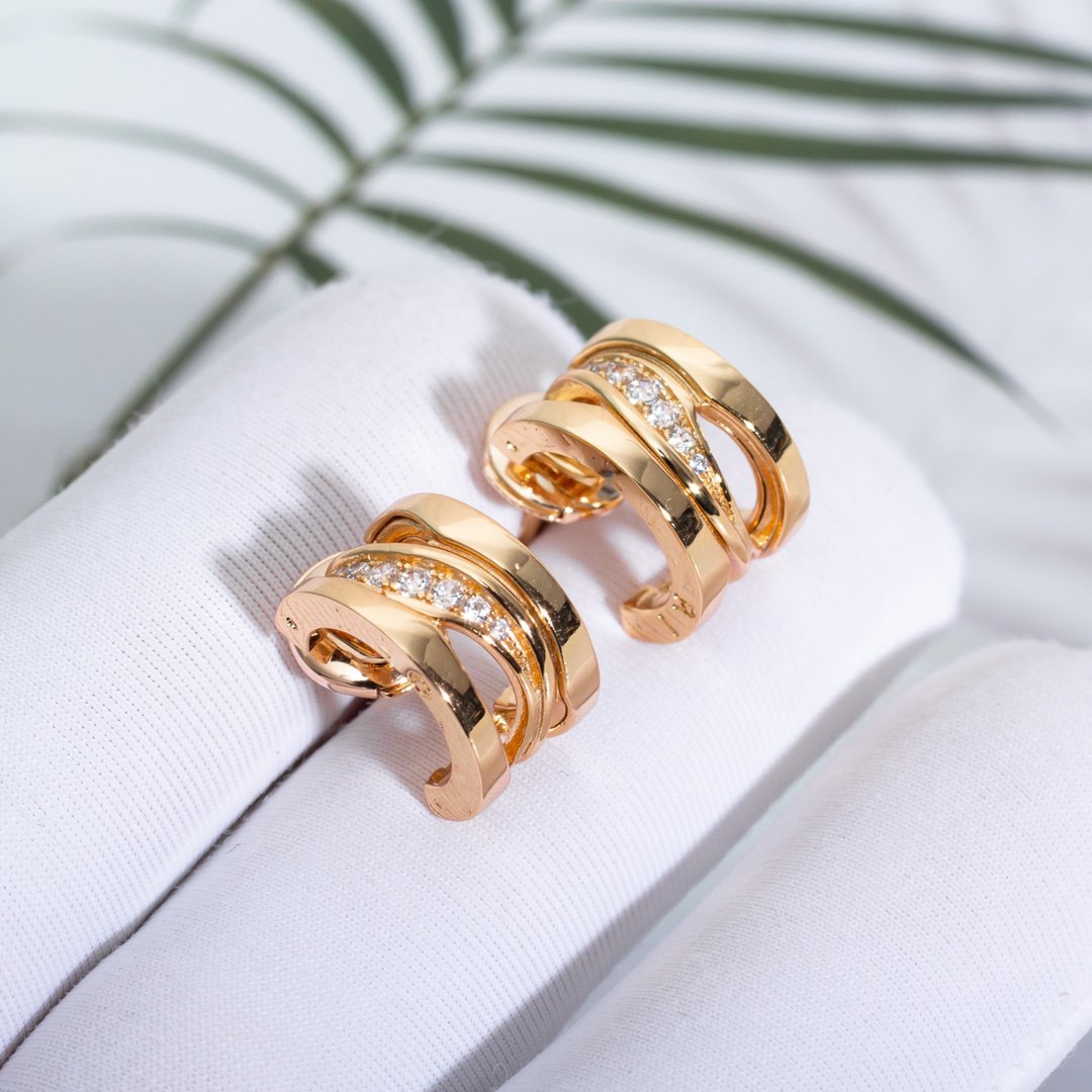 [Echo ]ZERO 1 PINK GOLD DIAMONDS EARRINGS