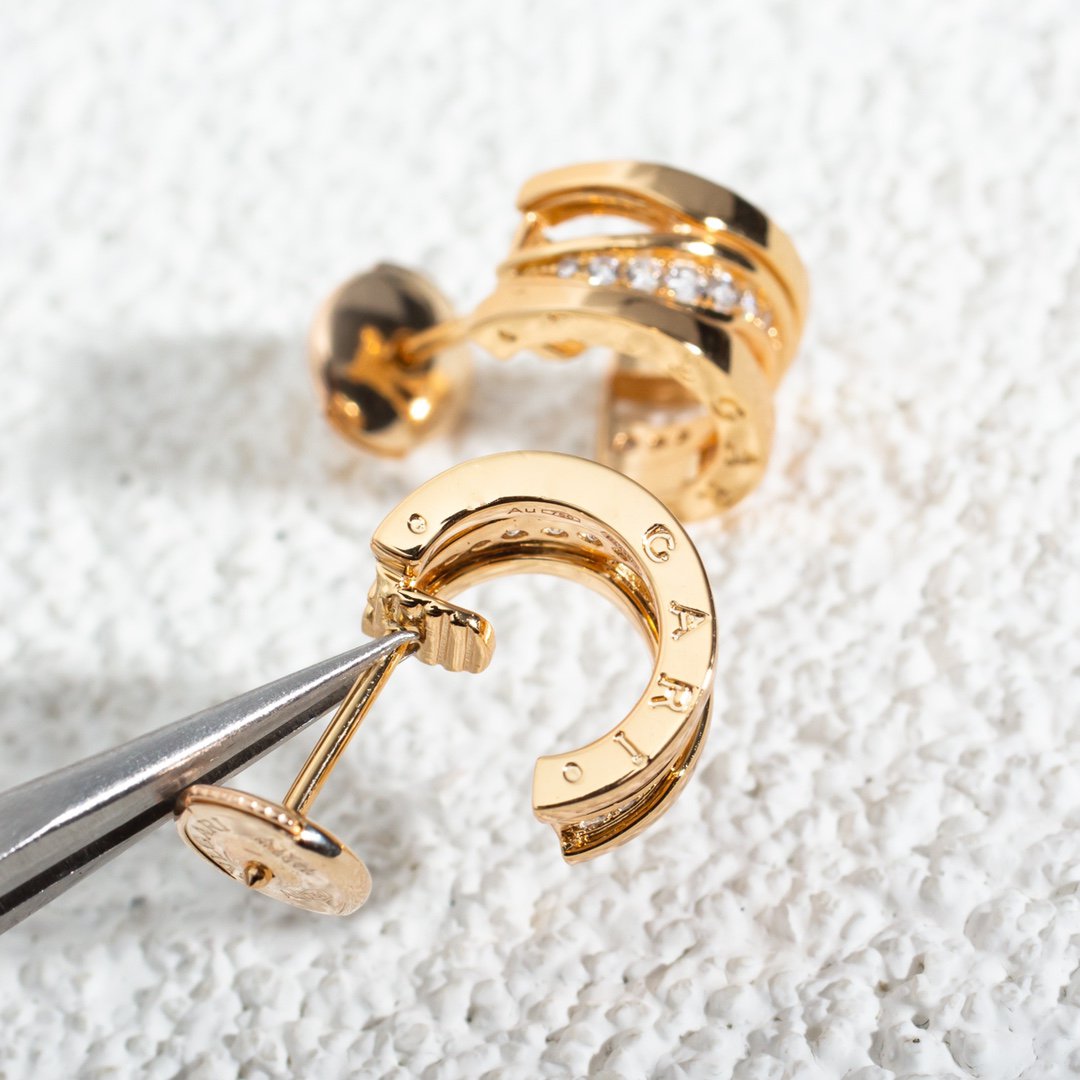 [Echo ]ZERO 1 PINK GOLD DIAMONDS EARRINGS