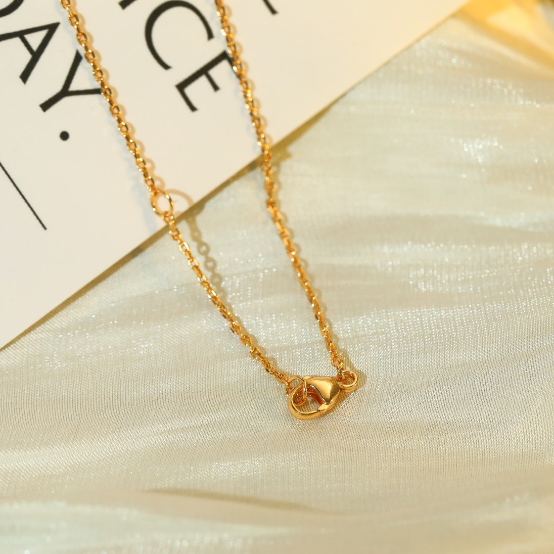 [Echo ]VOLT SILVER DIAMOND PEDANT NECKLACE