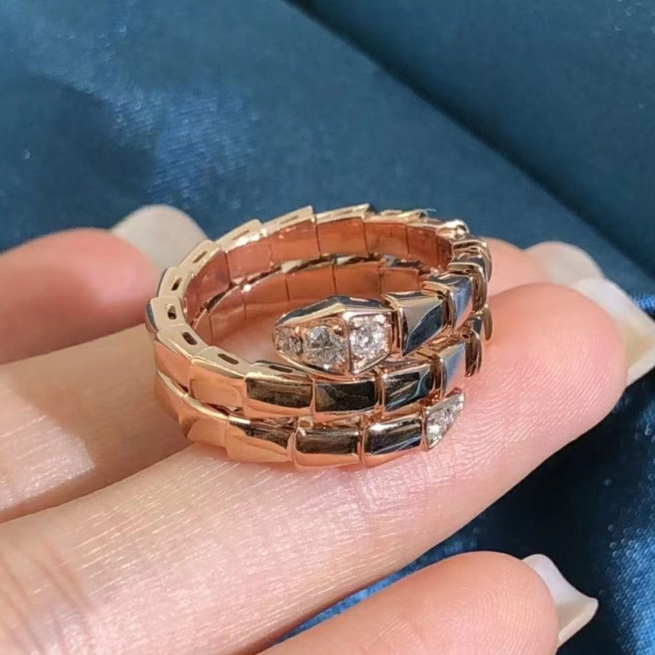 [Echo] SERPENTS DOPPELREIHIGER DIAMANTRING