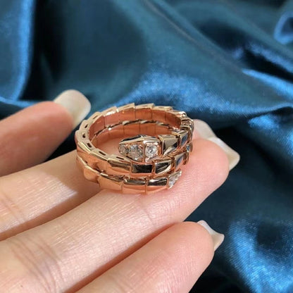 [Echo] SERPENTS DOPPELREIHIGER DIAMANTRING