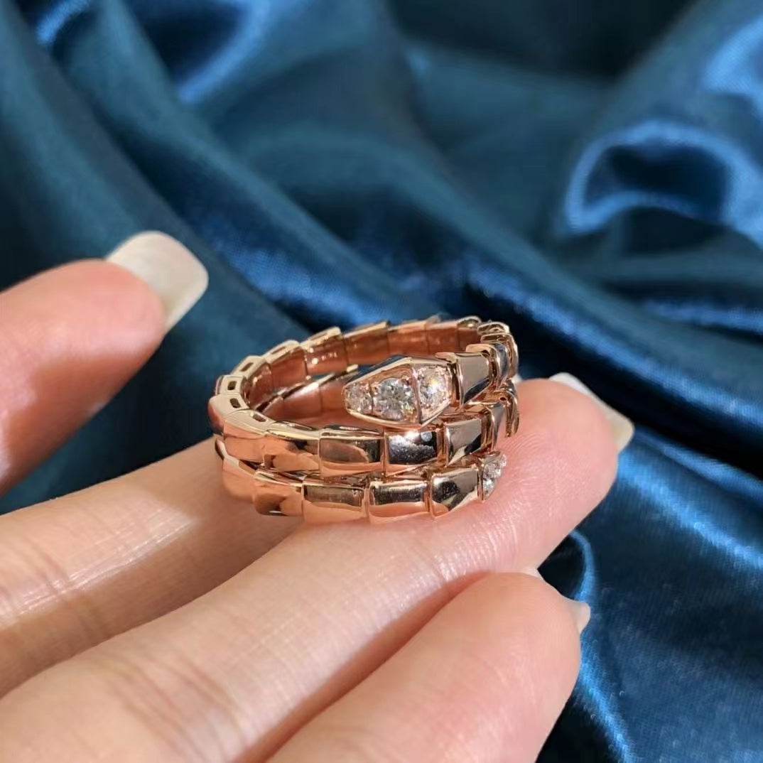 [Echo] SERPENTS DOPPELREIHIGER DIAMANTRING