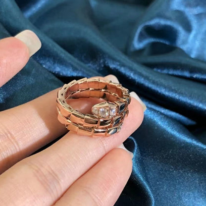 [Echo] SERPENTS DOPPELREIHIGER DIAMANTRING