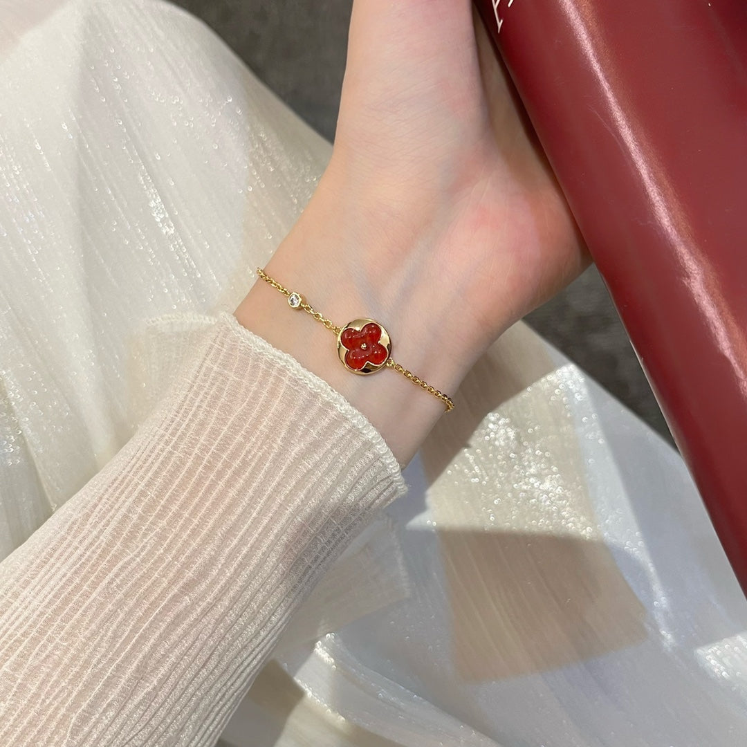 [Echo ]SUN PEDANT CARNELIAN BRACELET