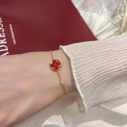 [Echo ]SUN PEDANT CARNELIAN BRACELET
