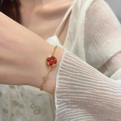 [Echo ]SUN PEDANT CARNELIAN BRACELET