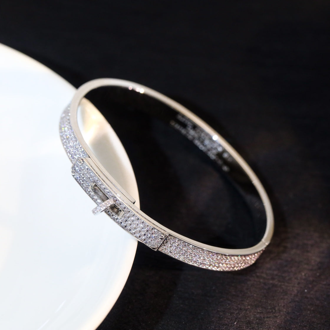 [Echo ]KELLY BRACELET DIAMOND PAVED