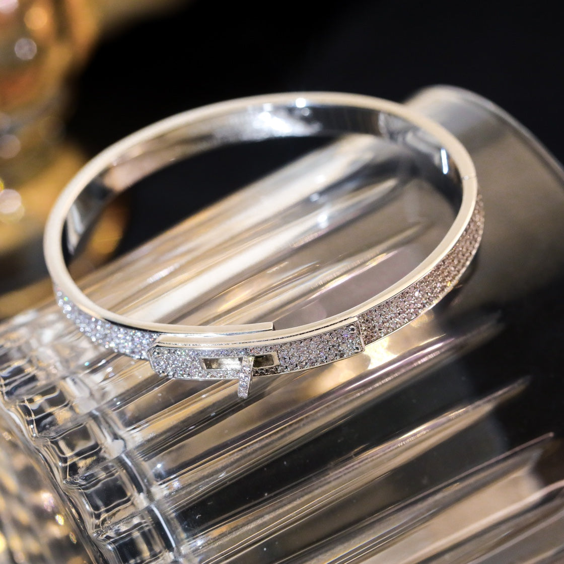 [Echo ]KELLY BRACELET DIAMOND PAVED