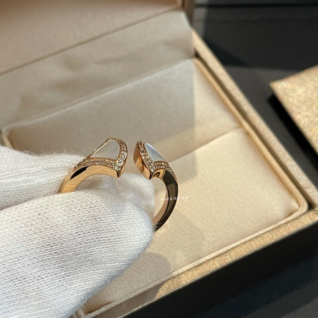 [Echo ]DREAM MOP DIAMOND OPEN RING
