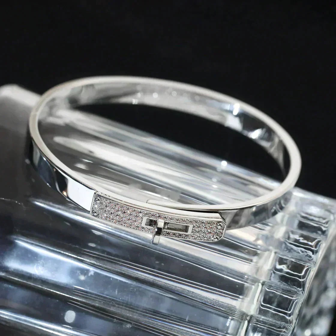 [Echo ]KELLY SILVER DIAMOND BRACELET