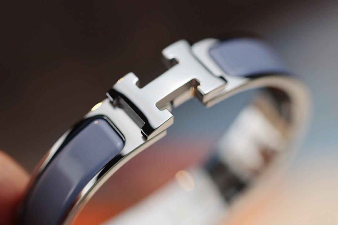 [エコー]Hブレスレット 12mm ブルーグレー