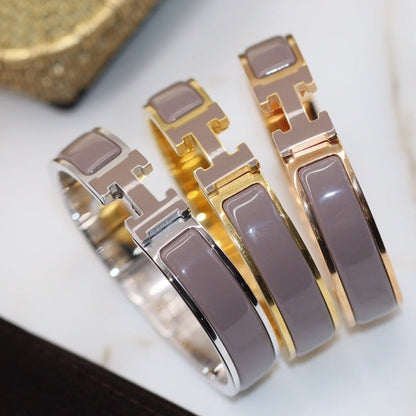 [Echo ]H BRACELET 12MM BROWN