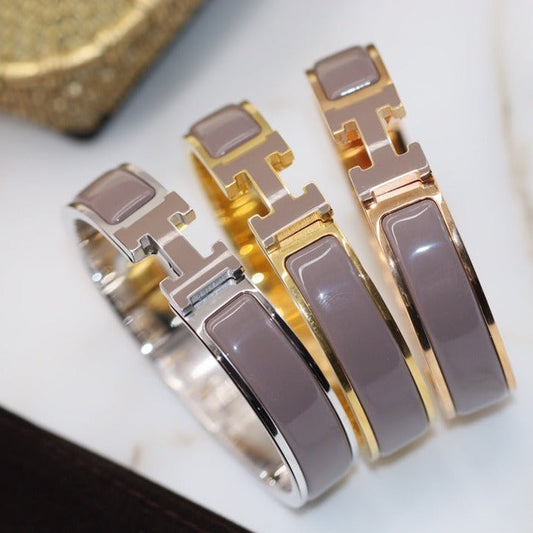 [Echo ]H BRACELET 12MM BROWN