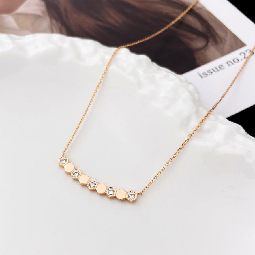 [Echo ]BEE MY LOVE DIAMOND NECKLACE