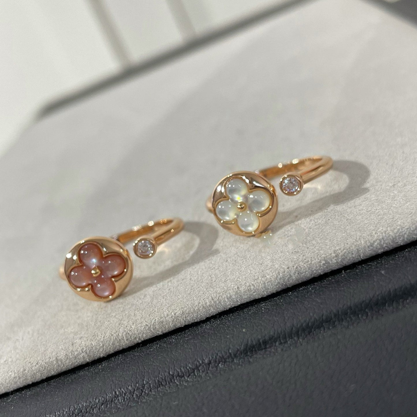 [Echo ]SUN 1 DIAMOND PINK MOP RING