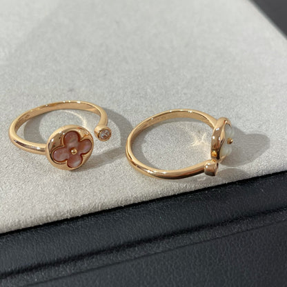 [Echo ]SUN 1 DIAMOND PINK MOP RING