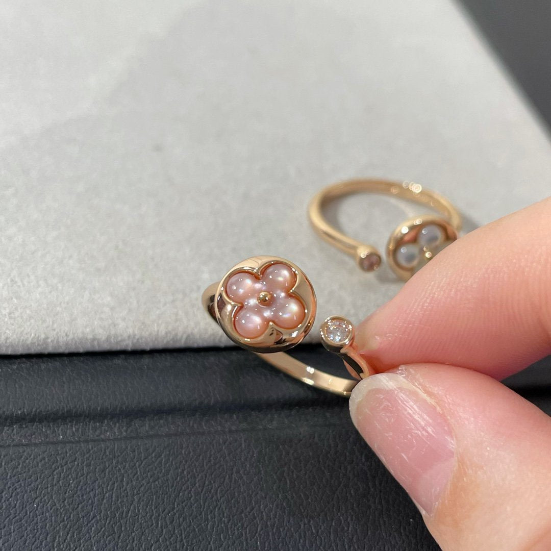 [Echo ]SUN 1 DIAMOND PINK MOP RING