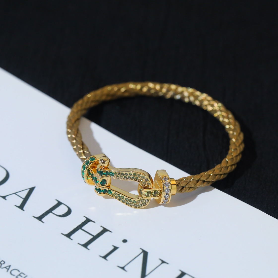 [Echo ]FORCE 10 GOLD GREEN DIAMOND PAVED