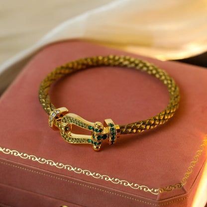 [Echo ]FORCE 10 GOLD GREEN DIAMOND PAVED