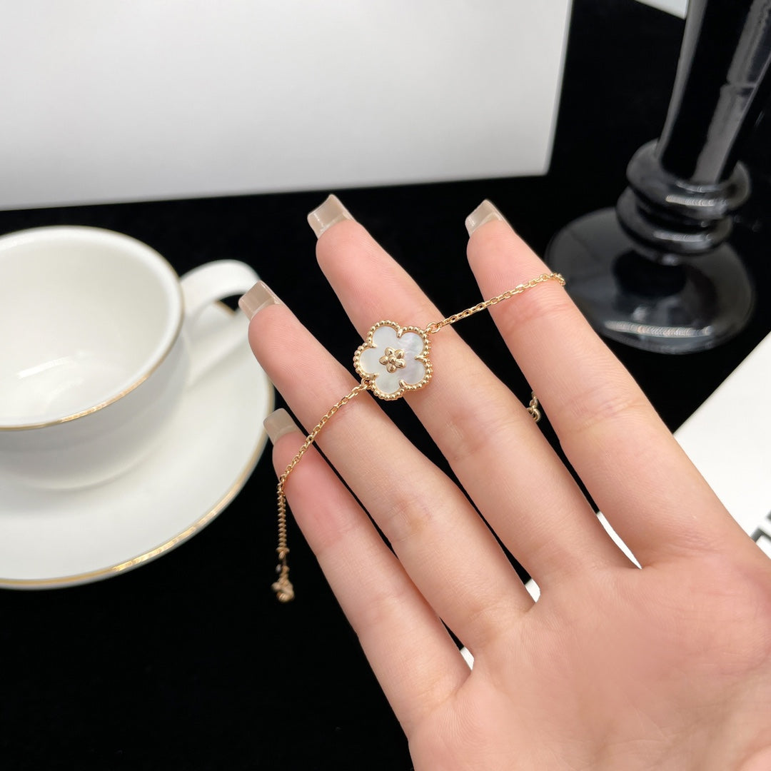 [Echo ]LUCKY SPRING ROSE GOLD MOP BRACELET