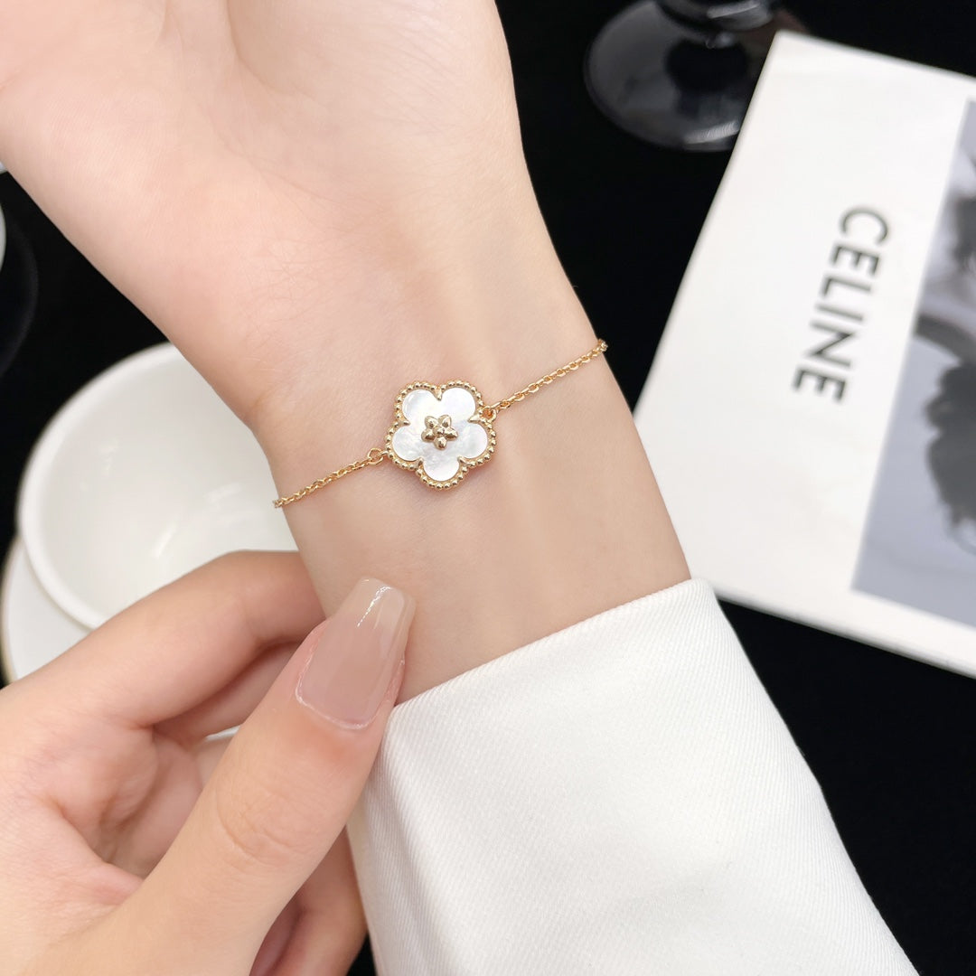 [Echo ]LUCKY SPRING ROSE GOLD MOP BRACELET