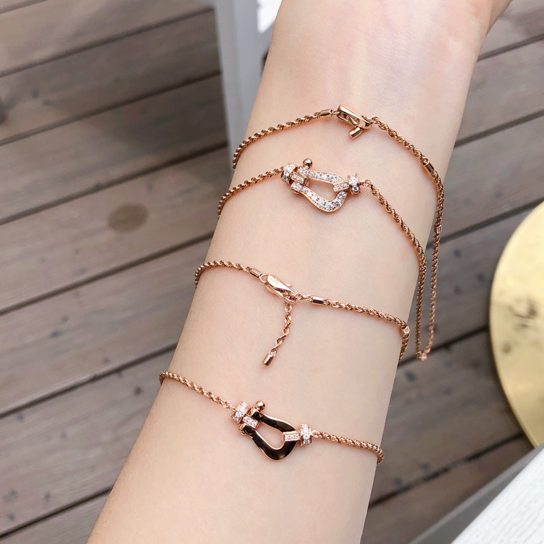[Echo ]FORCE 10 PINK GOLD DIAMOND NECKLACE