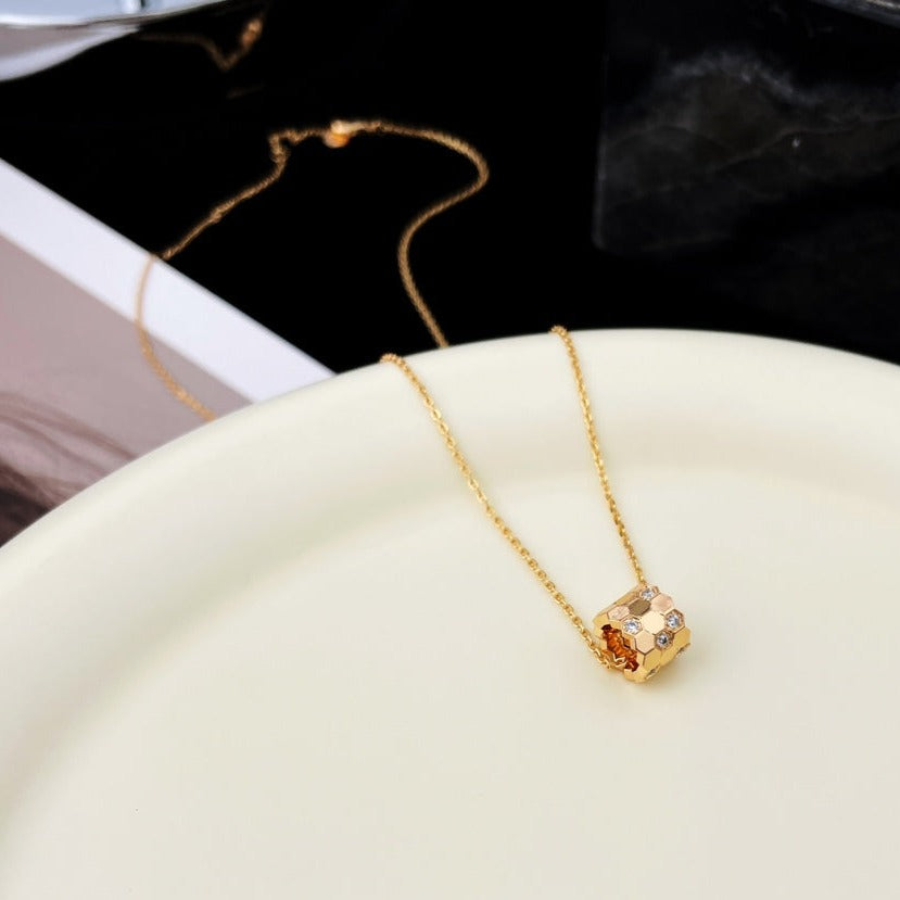 [Echo ]BEE MINI PEDANT DIAMOND NECKLACE