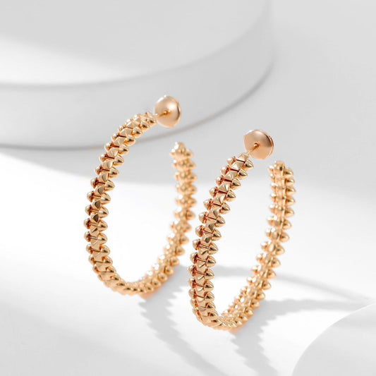 [Echo ]CLASH HOOP EARRINGS