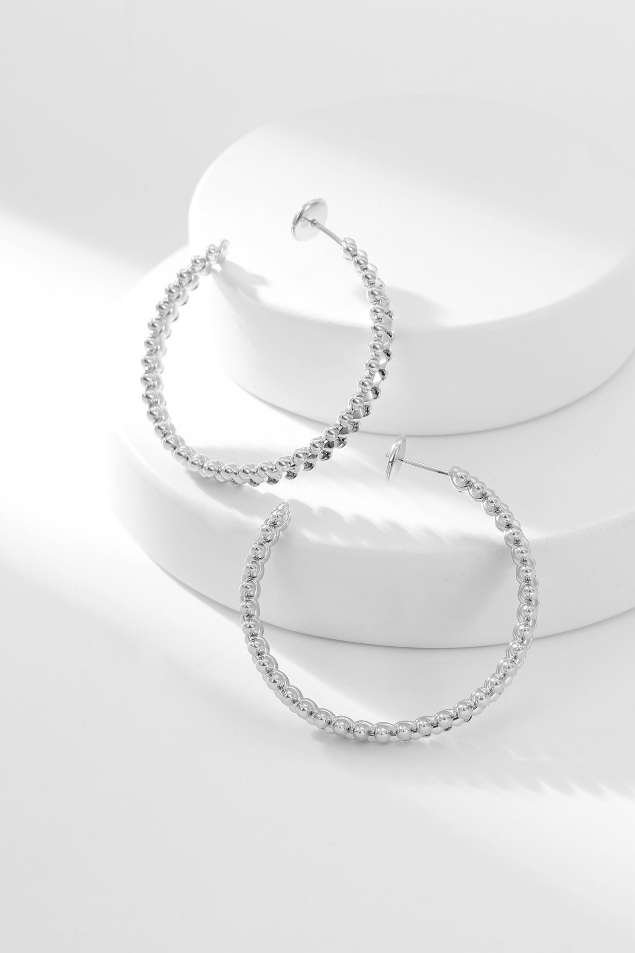 [Echo ]CLASH HOOP EARRINGS