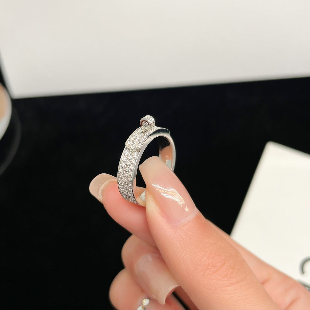 [Echo ]KELLY SILVER DIAMOND RING