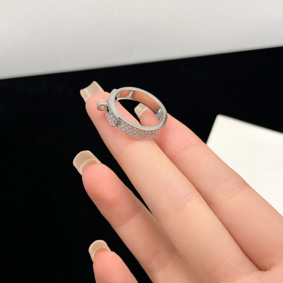 [Echo ]KELLY SILVER DIAMOND RING