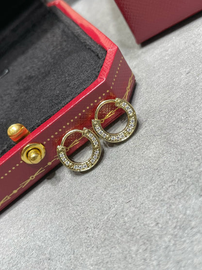 [Echo ]LOVE DIAMOND EARRINGS