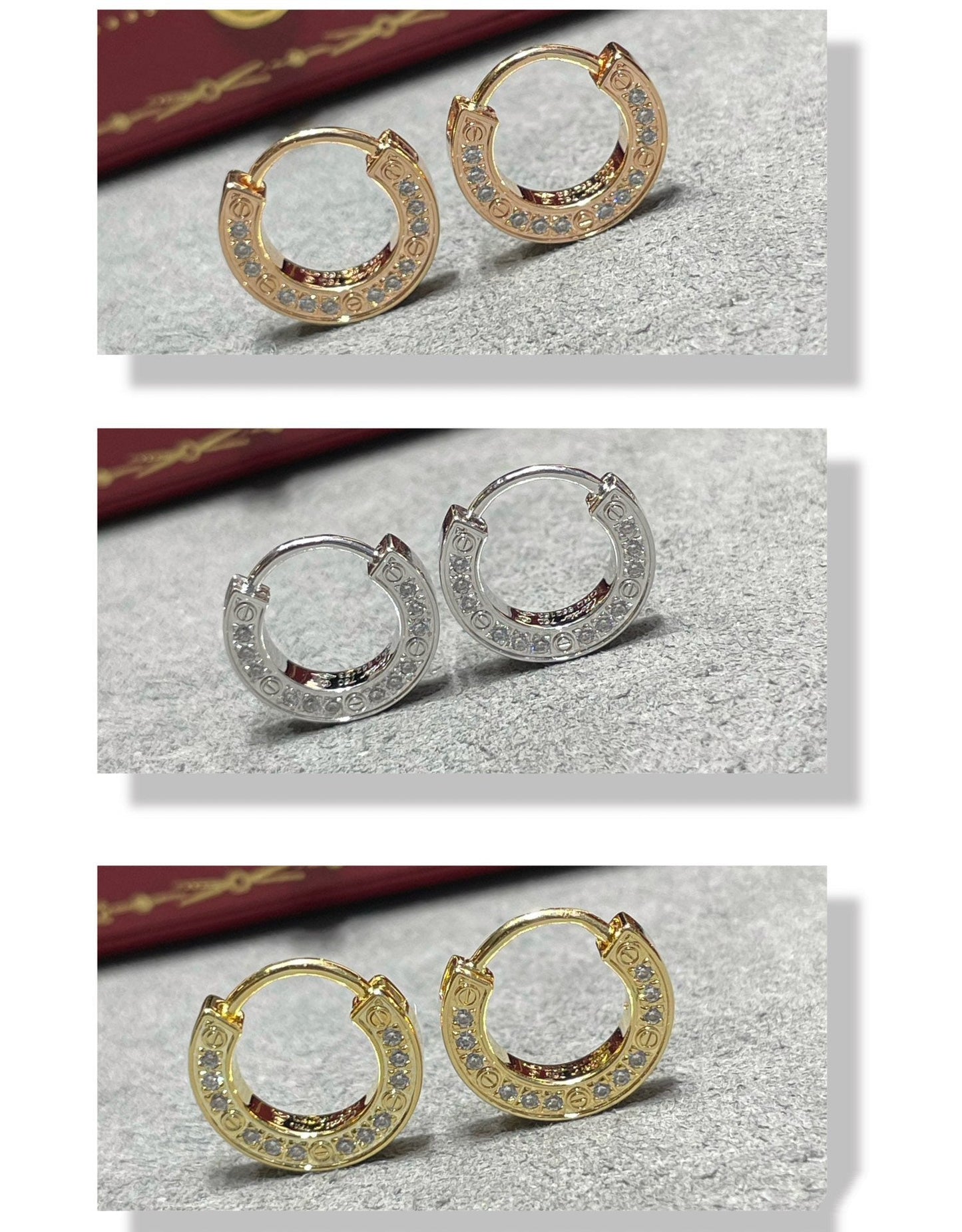 [Echo ]LOVE DIAMOND EARRINGS