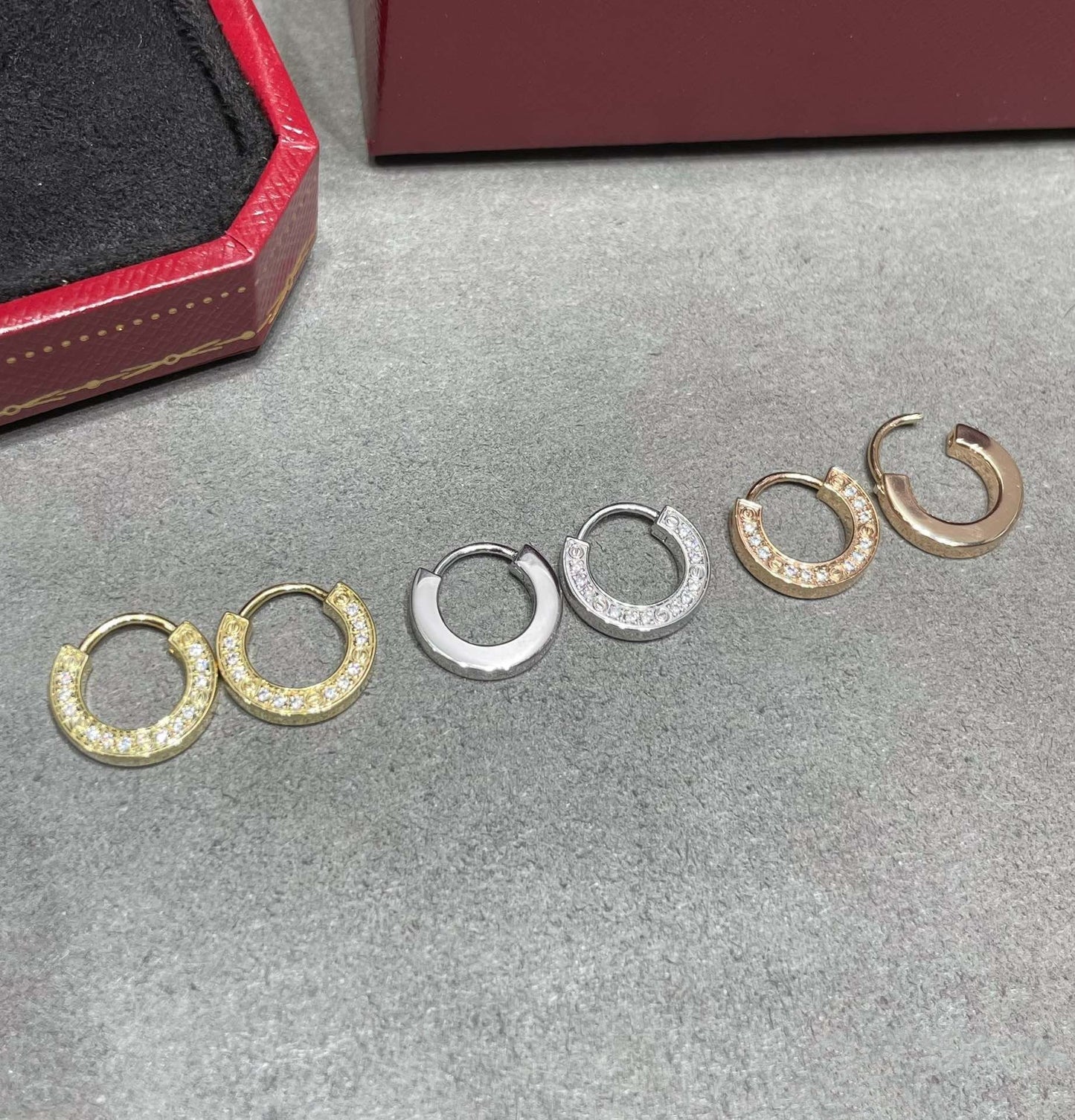 [Echo ]LOVE DIAMOND EARRINGS
