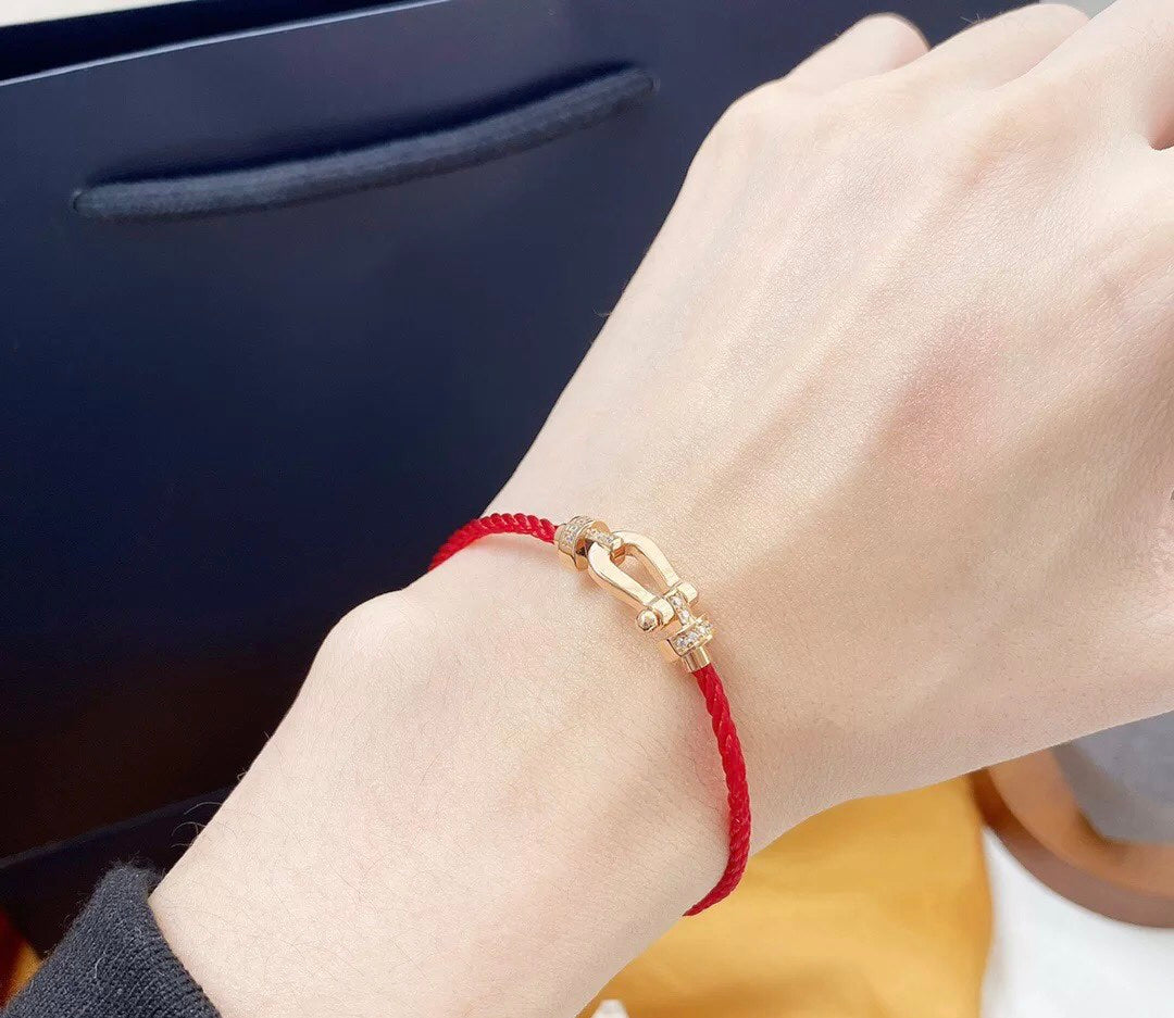 [Echo ]FORCE 10 HALF DIAMOND PINK GOLD RED CORDERI LARGE AND MEDIUM MODEL