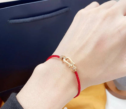 [Echo ]FORCE 10 HALF DIAMOND PINK GOLD RED CORDERI LARGE AND MEDIUM MODEL