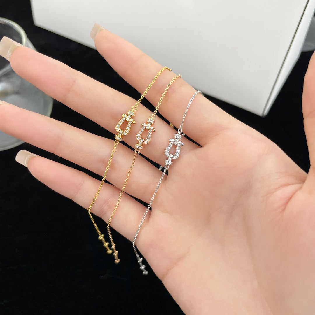 [Echo ]FORCE 10 FULL DIAMOND BUCKLE CHAIN LINK MINI MODEL