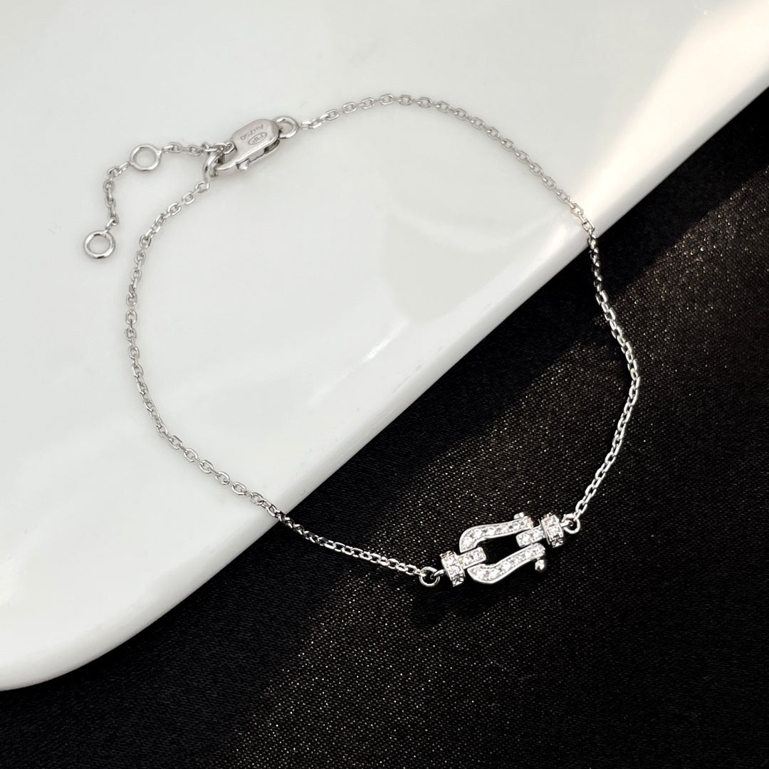 [Echo ]FORCE 10 FULL DIAMOND BUCKLE CHAIN LINK MINI MODEL