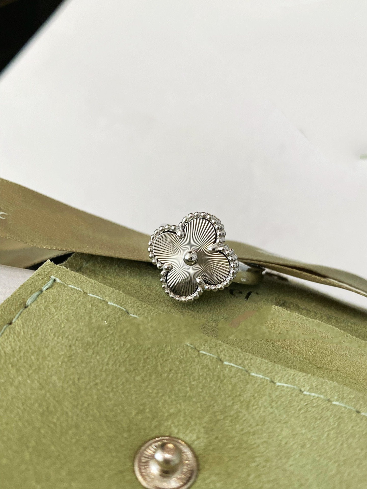 [Echo ]CLOVER SILVER RING