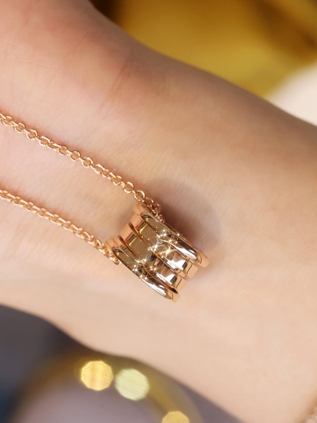 [Echo ]ZERO 1 PINK GOLD NECKLACE