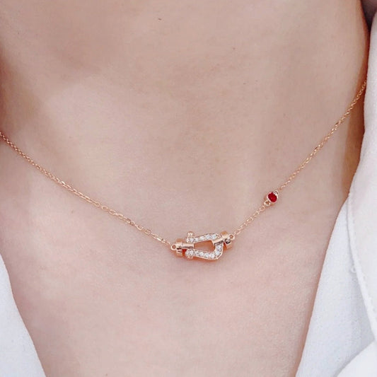 [Echo ]FORCE 10 DIAMOND PINK GOLD NECKLACE