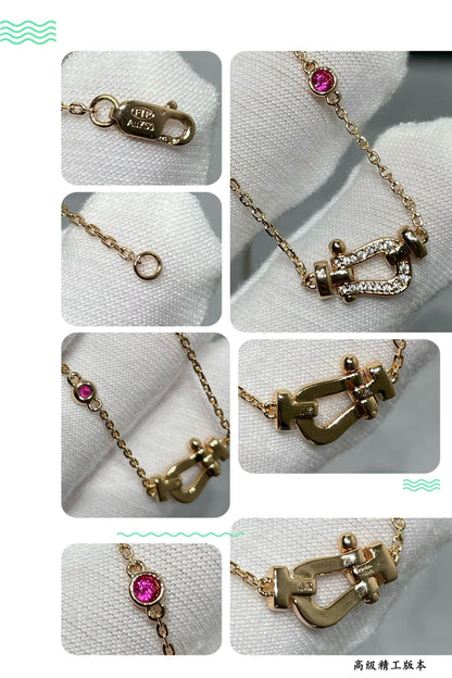 [Echo ]FORCE 10 DIAMOND PINK GOLD NECKLACE