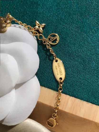 [Echo ]BLOOMING PINK GOLD MOP BRACELET