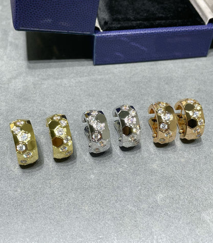 [Echo ]BEE LOVE DIAMOND HOOP EARRINGS