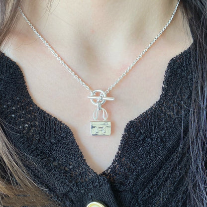 [Echo ]CONSTANCE PEDANT SILVER NECKLACE
